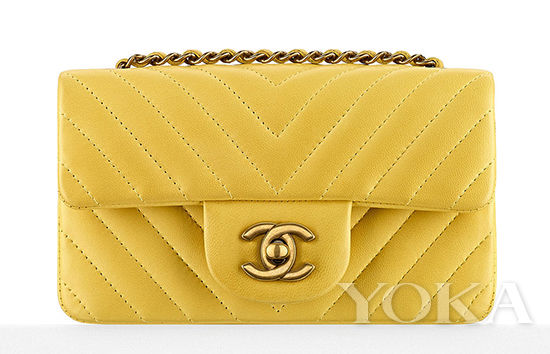 Chanel Chevron Quilted Mini Classic Flap Bag 约14400人民币