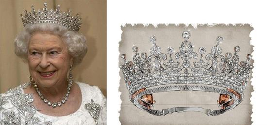 伊丽莎白女王及王冠