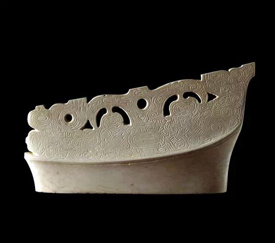 新时期时代良渚文化斧柄端玉饰 约公元前2500年
