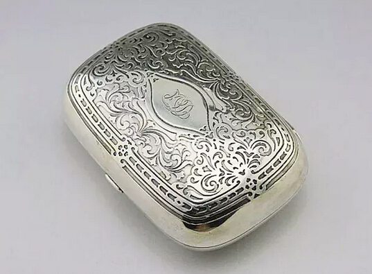 Tiffany纯银古董首饰香皂盒 （1907-1947年间制造）