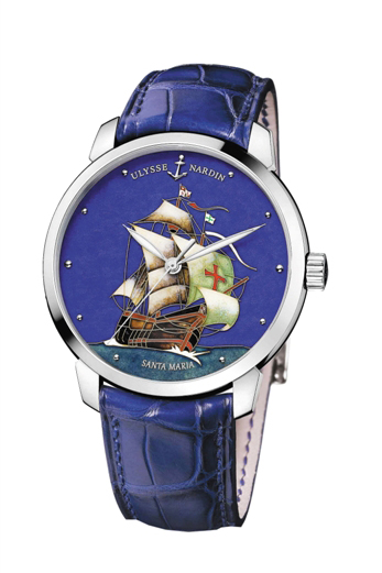雅典Classico《圣玛利亚号》鎏金限量腕表