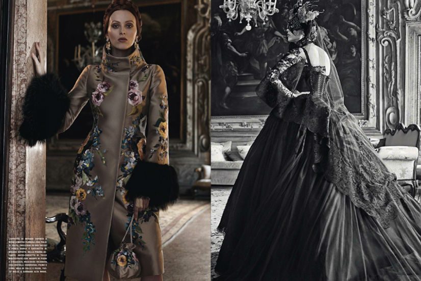 Karen Elson Ava SmithЯ桶Vogue9¿ԽξƬͼƬ