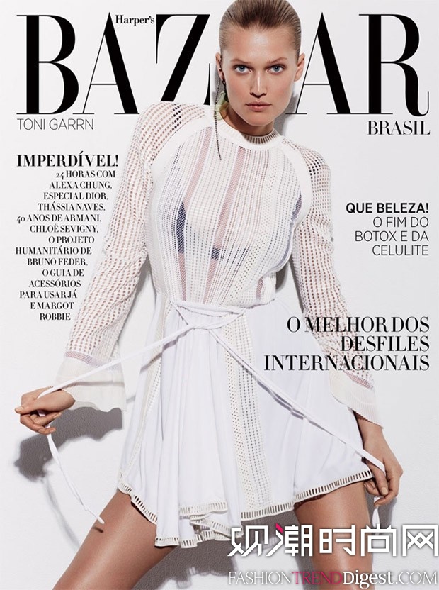 Toni Garrnϰ桶Harpers Bazaar20154̖DƬ