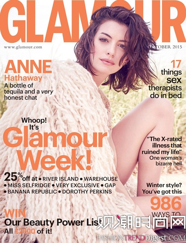 Anne HathawayӢ桶Glamour201510¿DƬ