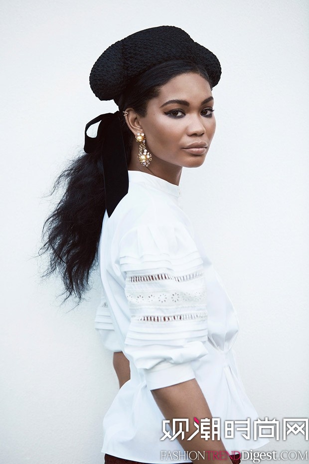 Chanel Iman[桶Harpers Bazaars־ƬDƬ