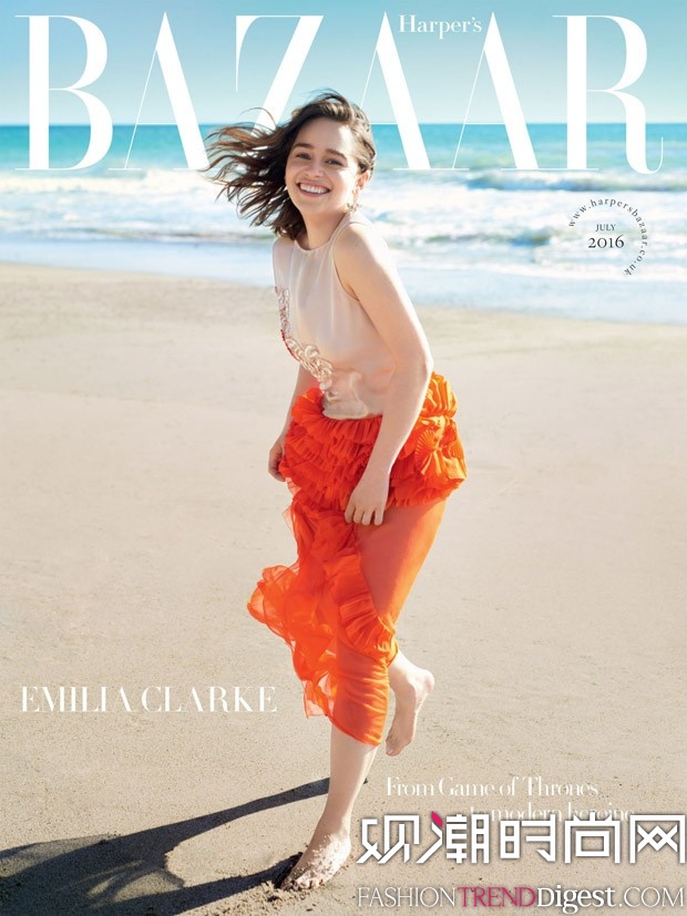 Emilia ClarkeӢ桶Harpers Bazaar20167־ͼƬ