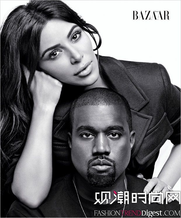 Kim & Kanye桶Harpers Bazaar20169¿־ͼƬ