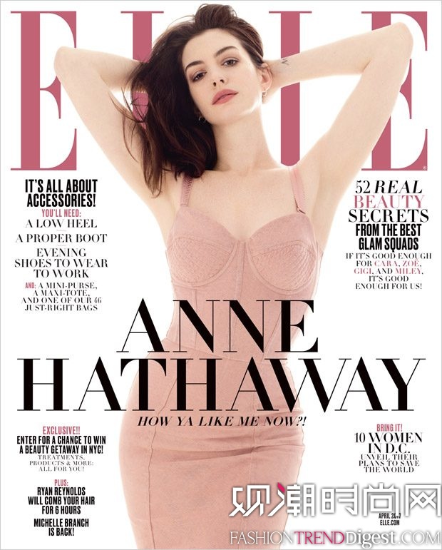 Anne Hathaway桶Elle20174־ͼƬ