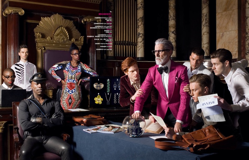 AIDEN SHAW[Ї桶HARPERS BAZAAR20136̖DƬ