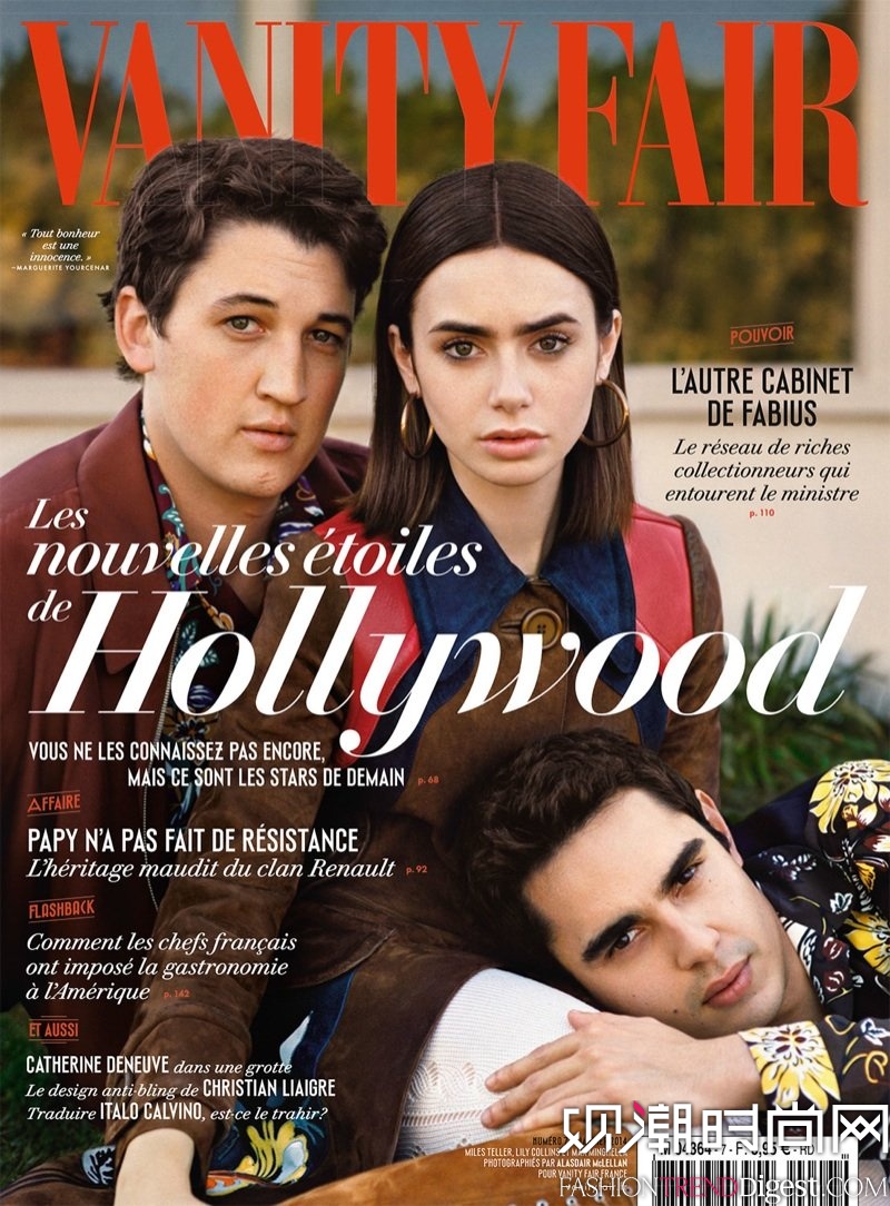 Miles Teller, Max Minghella, Julian MorrisĔzVanity FairDƬ