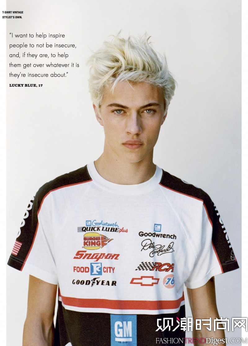 Lucky Blue Smith[Ӣ桶i-D12ﶬs־ƬDƬ