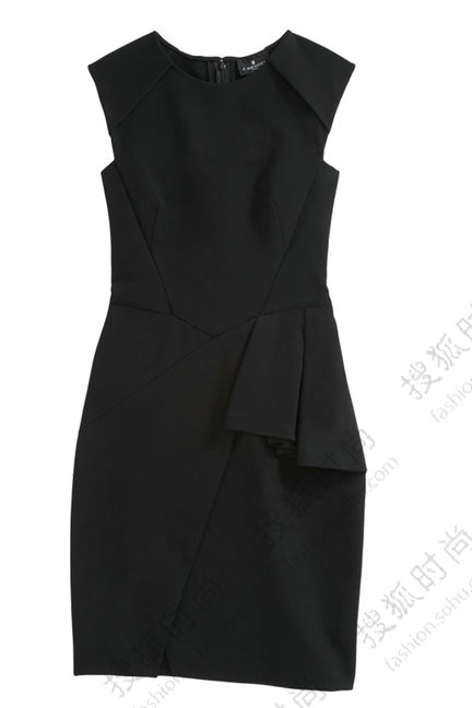 J. Mendel Asymmetrical Peplum Dress