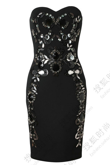 Lanvin Embellished Neoprene Dress