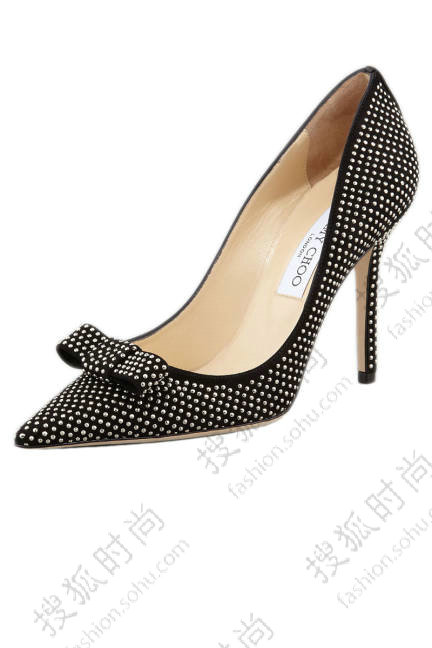 Jimmy Choo Marcie Studded Suede Pumps