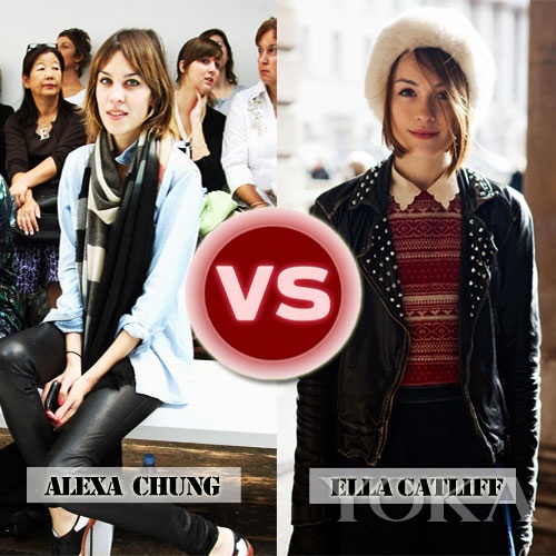 Alexa Chung VS Ella Catliff