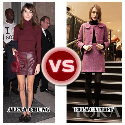 Alexa Chung VS Ella Catliff