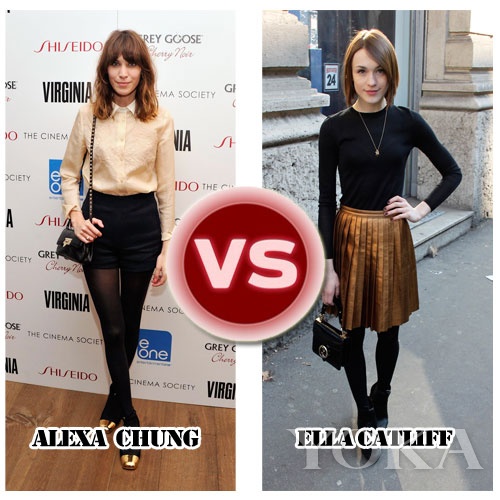 Alexa Chung VS Ella Catliff