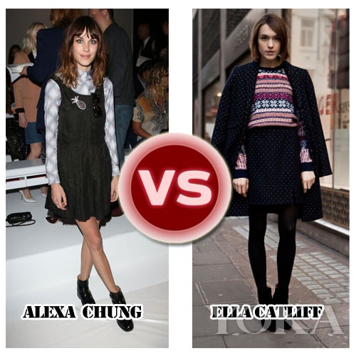 Alexa Chung VS Ella Catliff