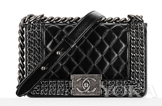 Chanel Chain-Embellished Boy Bag s32400