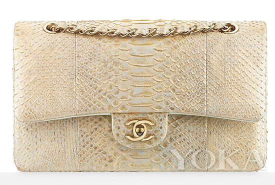 Chanel Metallic Python Classic Flap Price Upon Request