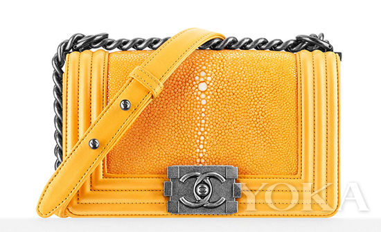 Chanel Small Stingray Boy Bag