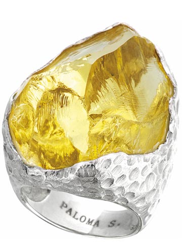 Fabergé 18K金镶黄钻及黄宝石VagabondeJaune 戒指