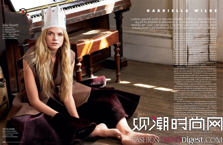 Gabriella Wilde ΪElle2013ʮһ¿ͼƬ