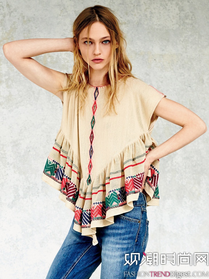 Sasha Pivovarova[Free People 20141LookbookDƬ