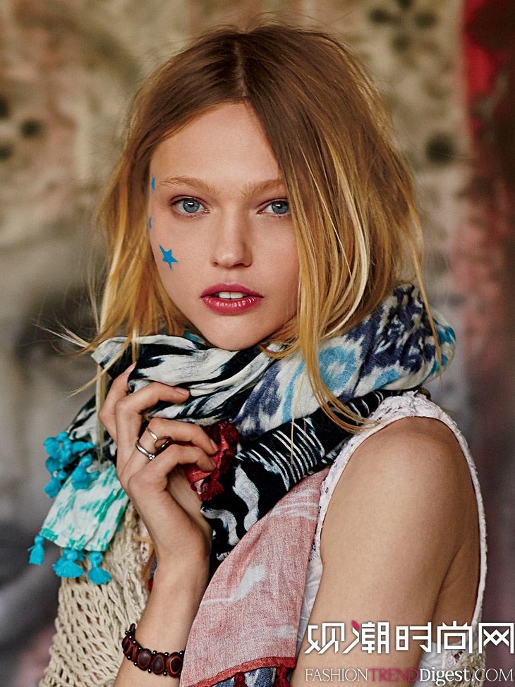 Sasha Pivovarova[Free People 20141LookbookDƬ