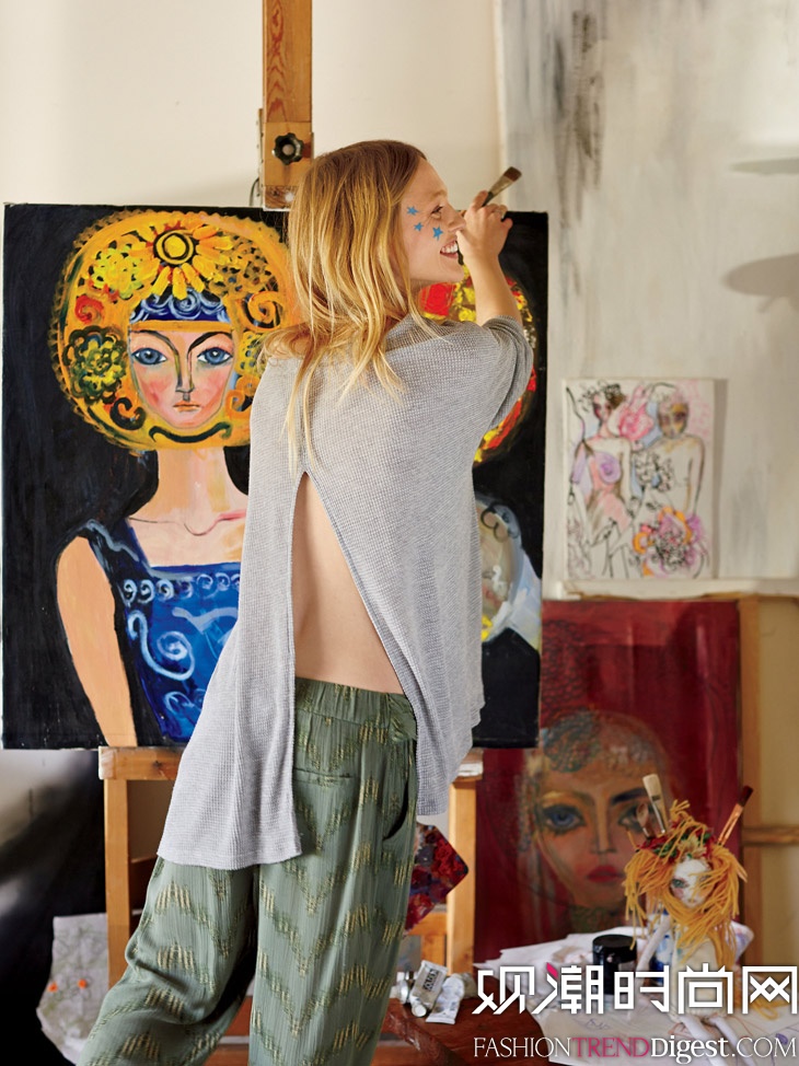 Sasha Pivovarova[Free People 20141LookbookDƬ