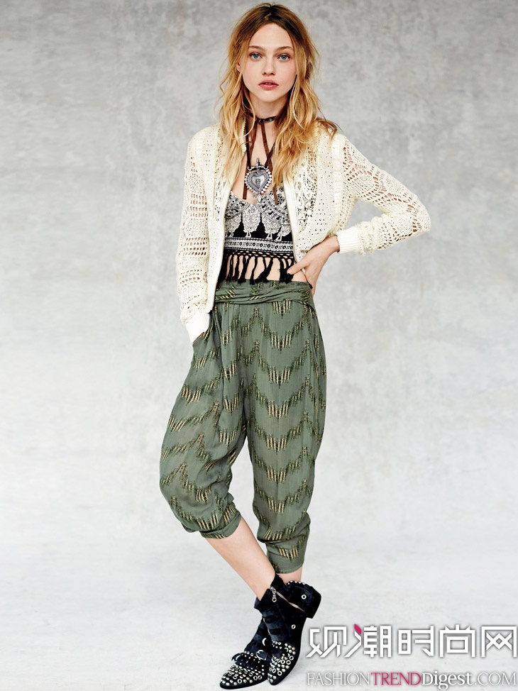 Sasha Pivovarova[Free People 20141LookbookDƬ