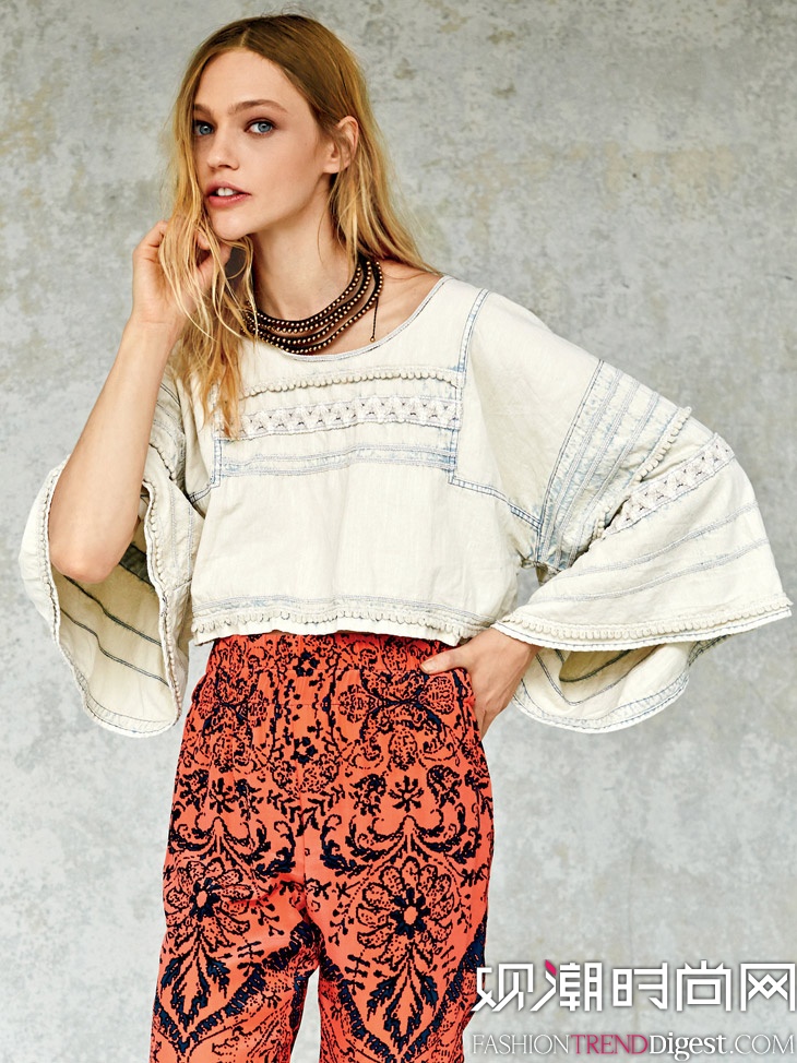 Sasha Pivovarova[Free People 20141LookbookDƬ
