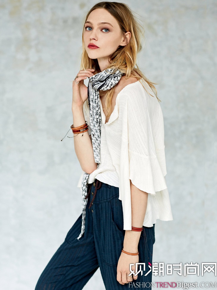 Sasha Pivovarova[Free People 20141LookbookDƬ