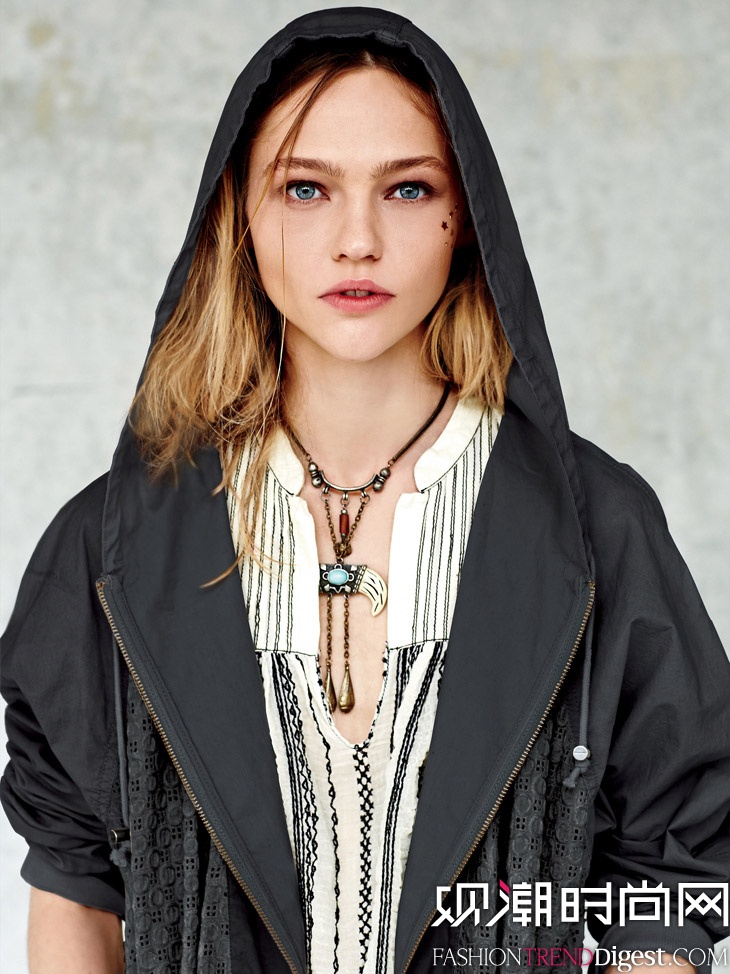 Sasha Pivovarova[Free People 20141LookbookDƬ