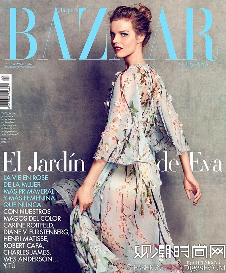 Eva HerzigovaDolce & GabbanaϡHarpers Bazaar2014¿ͼƬ