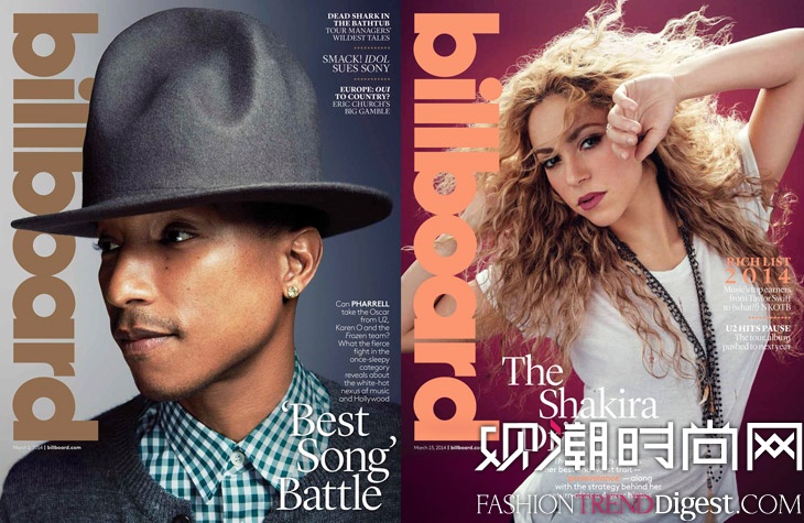 Pharell WilliamsShakiraΪBillboard־漰ҳƬͼƬ