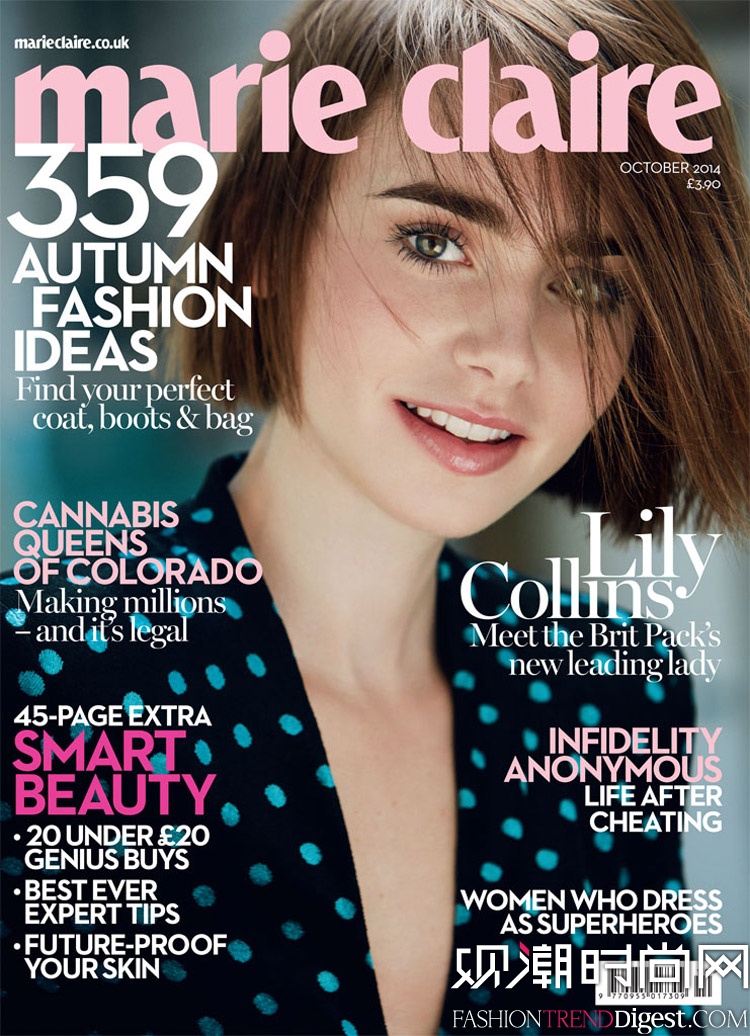 Lily CollinsӢ桶Marie Claire201410ºŷͼƬ