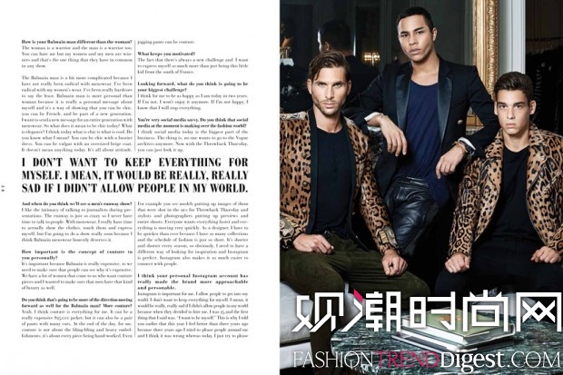 Olivier Rousteingж桶LOfficiel Hommes¿ͼƬ