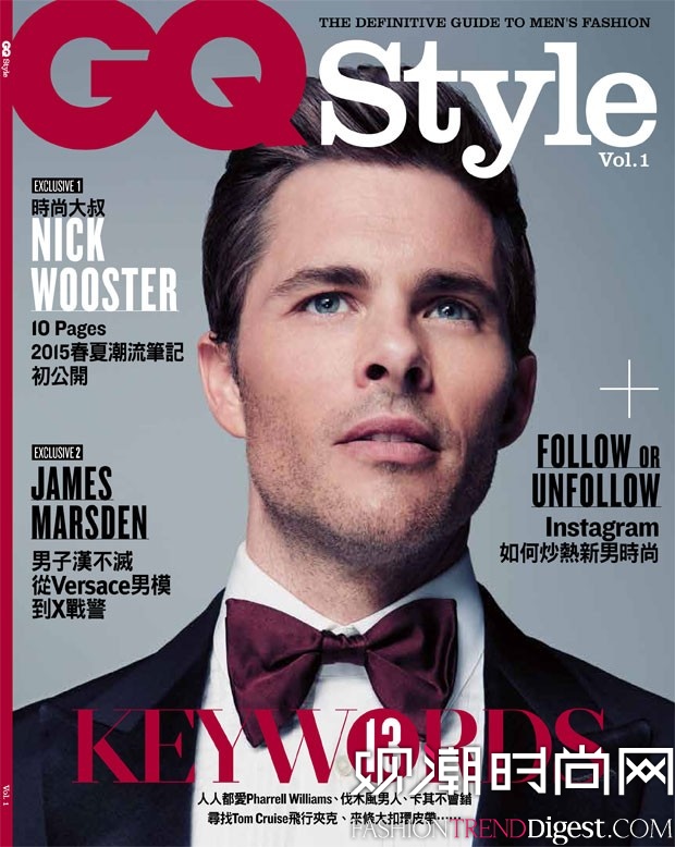 James Marsden״ε̨桶GQ STYLEʱзͼƬ