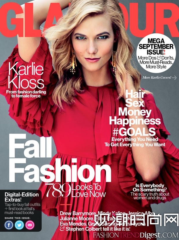 Karlie KlossΪGLAMOUR־11¿ŮͼƬ