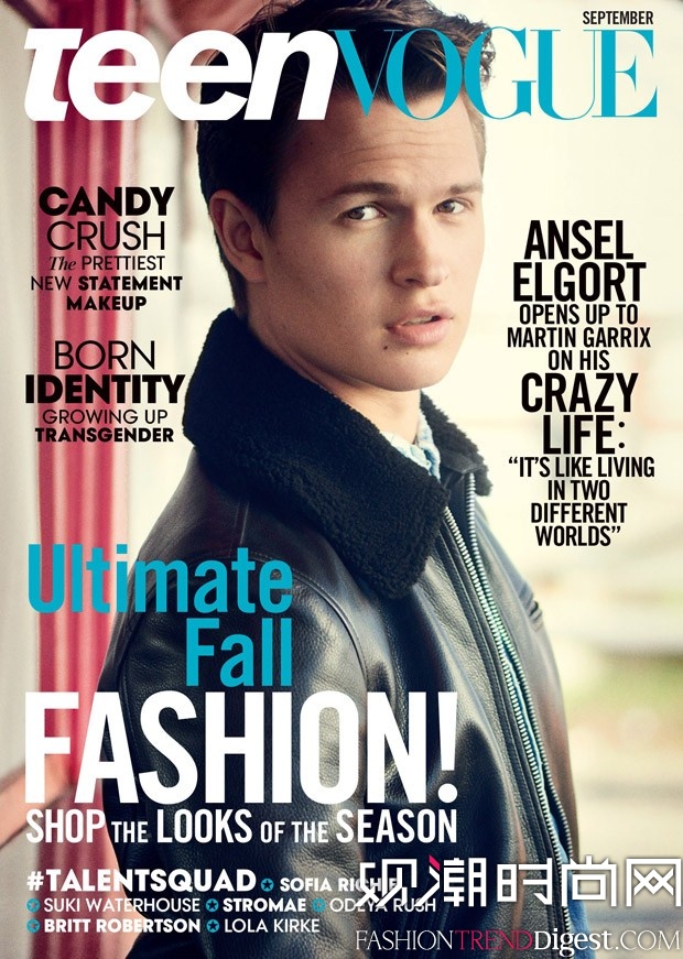 Ansel Elgort桶Teen Vogue20159¿ͼƬ