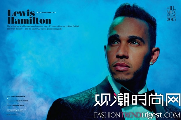 Lewis HamiltonӢ桶GQ MagazineﶬʱдƬͼƬ