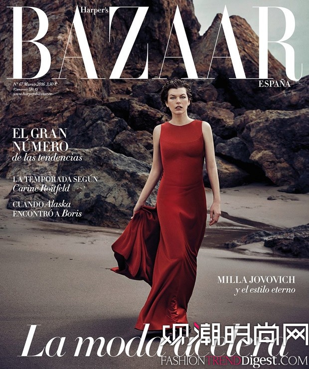 Milla Jovovich桶Harpers Bazaar20163s־DƬ