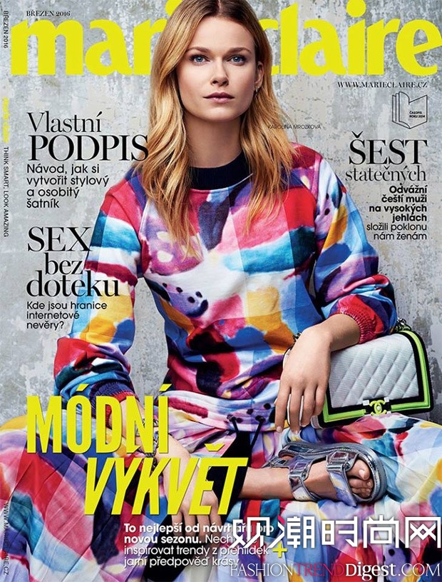 Karolina Mrozkovaݿ˰桶Marie Claire20163־漰ҳͼƬ