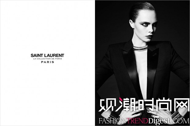 Cara DelevingneSaint Laurent La Collection de Paris 2016ﶬϵйƬͼƬ