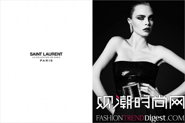 Cara DelevingneSaint Laurent La Collection de Paris 2016ﶬϵйƬͼƬ