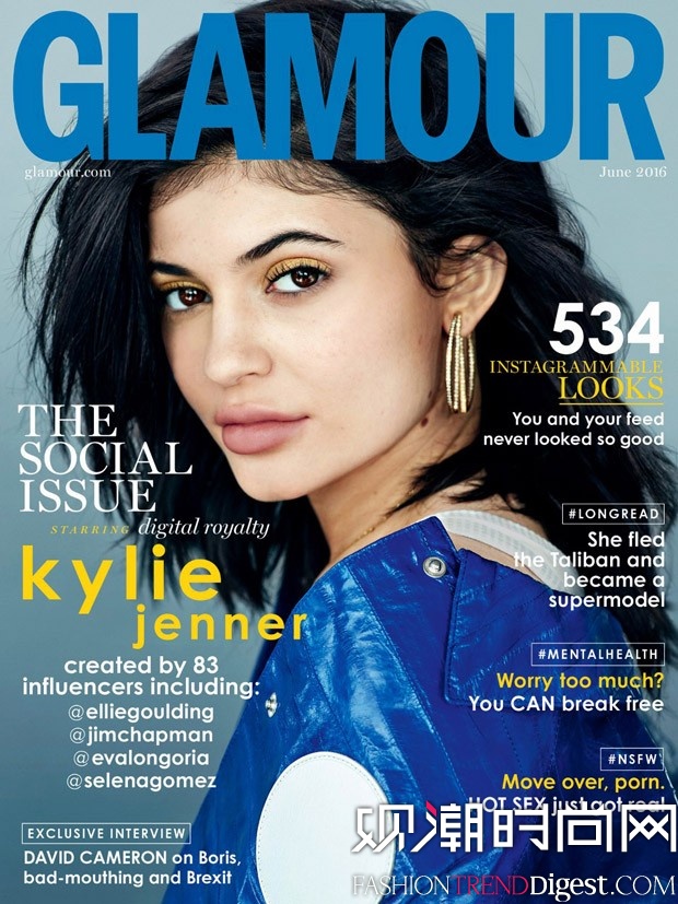 Kylie JennerӢ桶Glamour20166־ͼƬ