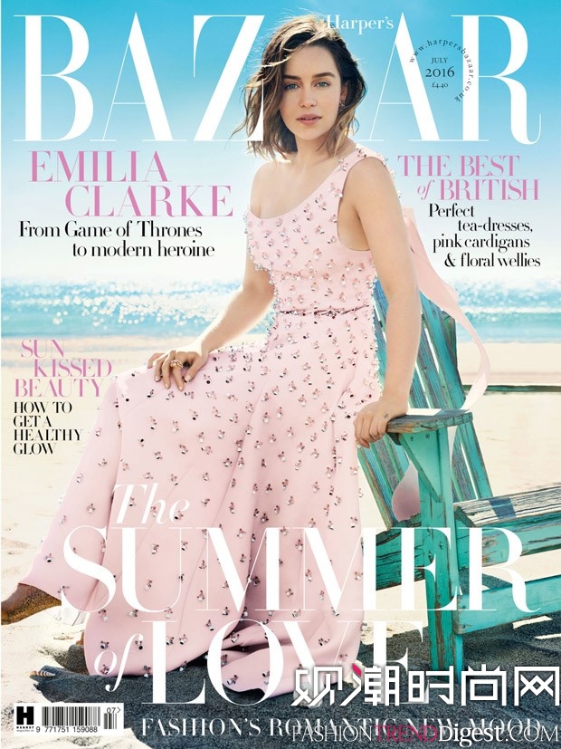 Emilia ClarkeӢ桶Harpers Bazaar20167־ͼƬ