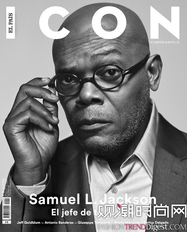 samuel l jackson演绎《el pais icon》2016年7月杂志