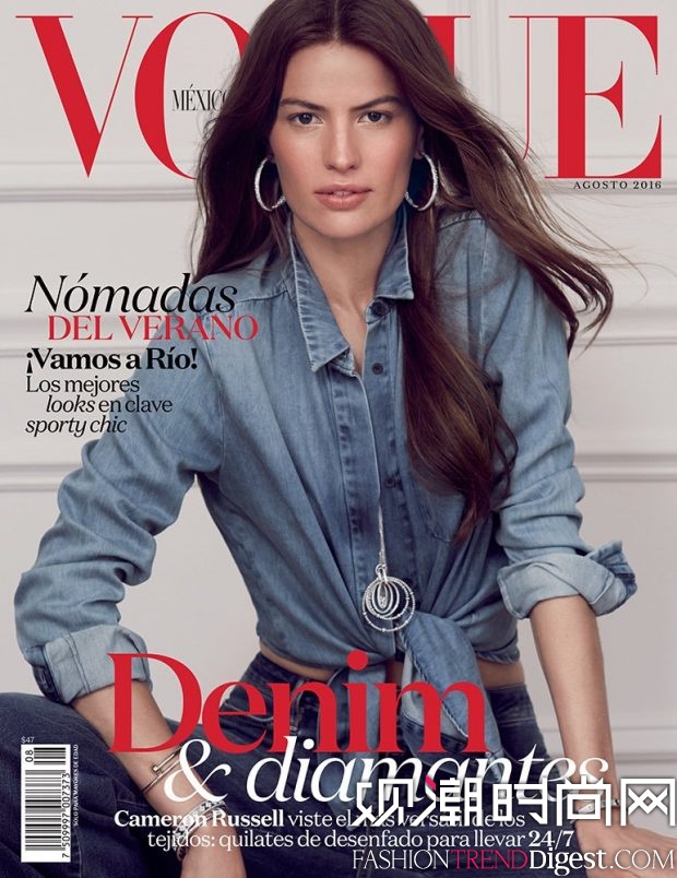 Cameron Russell ī桶Vogue20168־ͼƬ